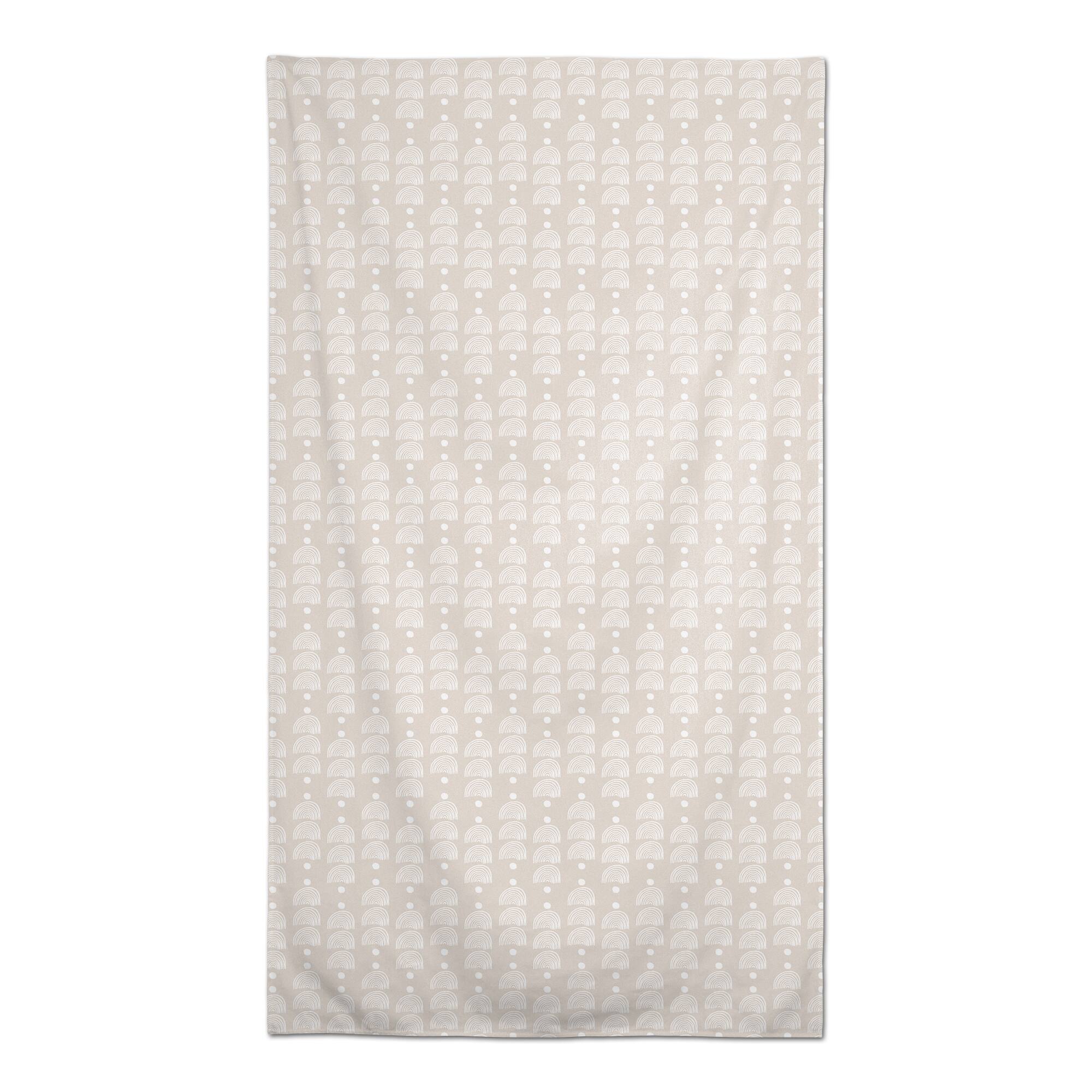 Geometric Half Circle Pattern Tablecloth